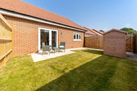 Show home patio area